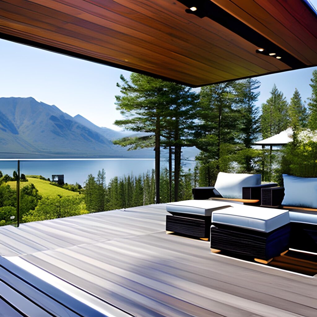 pemasangan decking kayu ulin